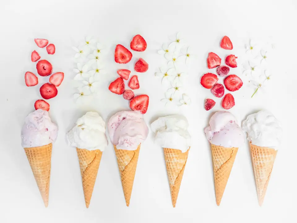 creative ice cream pattern