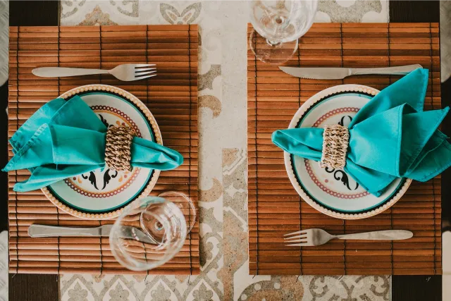 plates and napkins