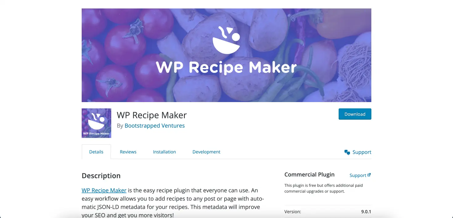 wp recipe maker plugin